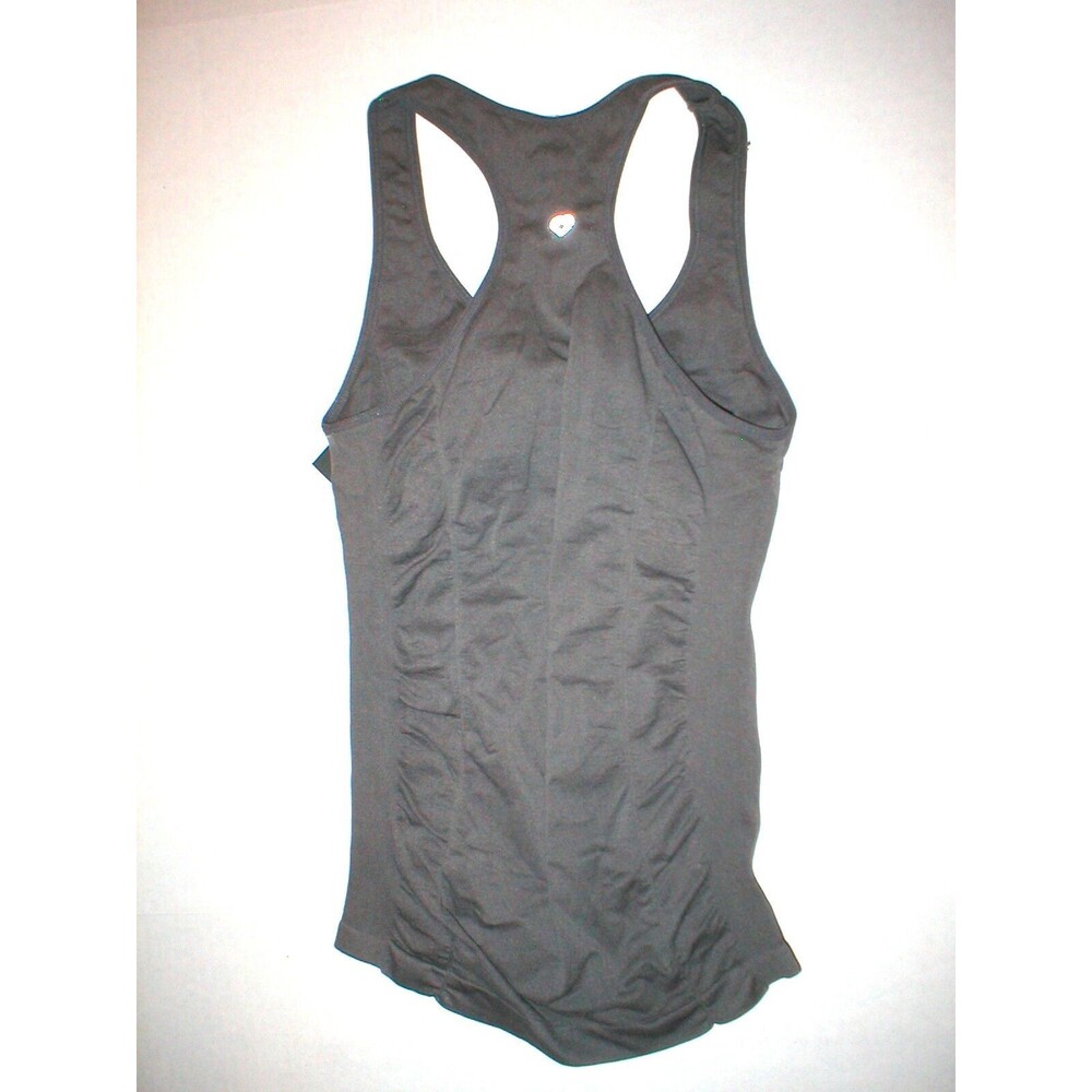NWT New Womens Colosseum S Small Dark Gray Seamless Tank Top Yoga Gym Casual - Picture 3 of 4